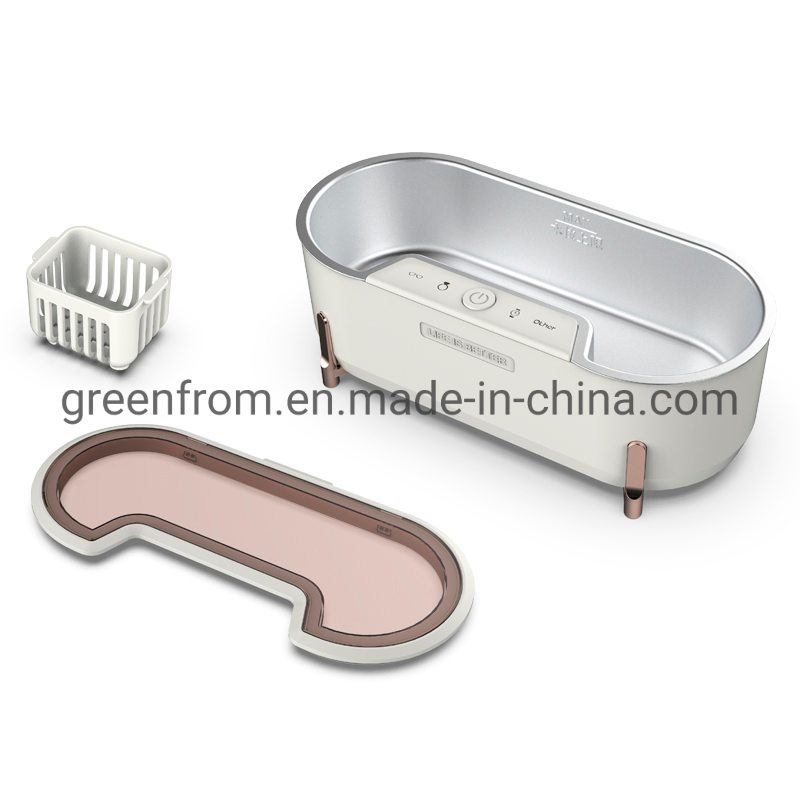 Ultrasonic Jewelry Cleaner Portable Household Cleaning Machine for Eyeglasses, Watches, Rings, Necklaces, Coins, Dentures