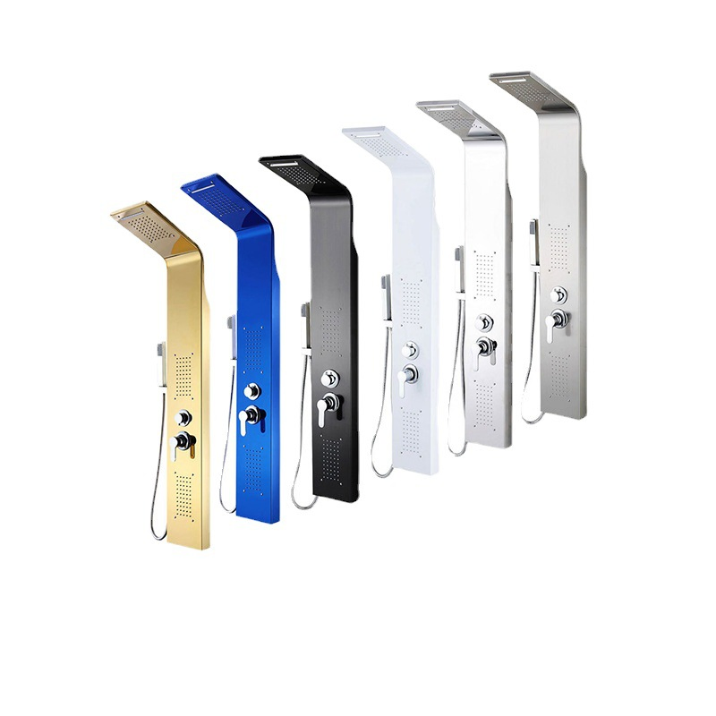 Stainless Steel Shower Column Set Shower Panel with Massage Function