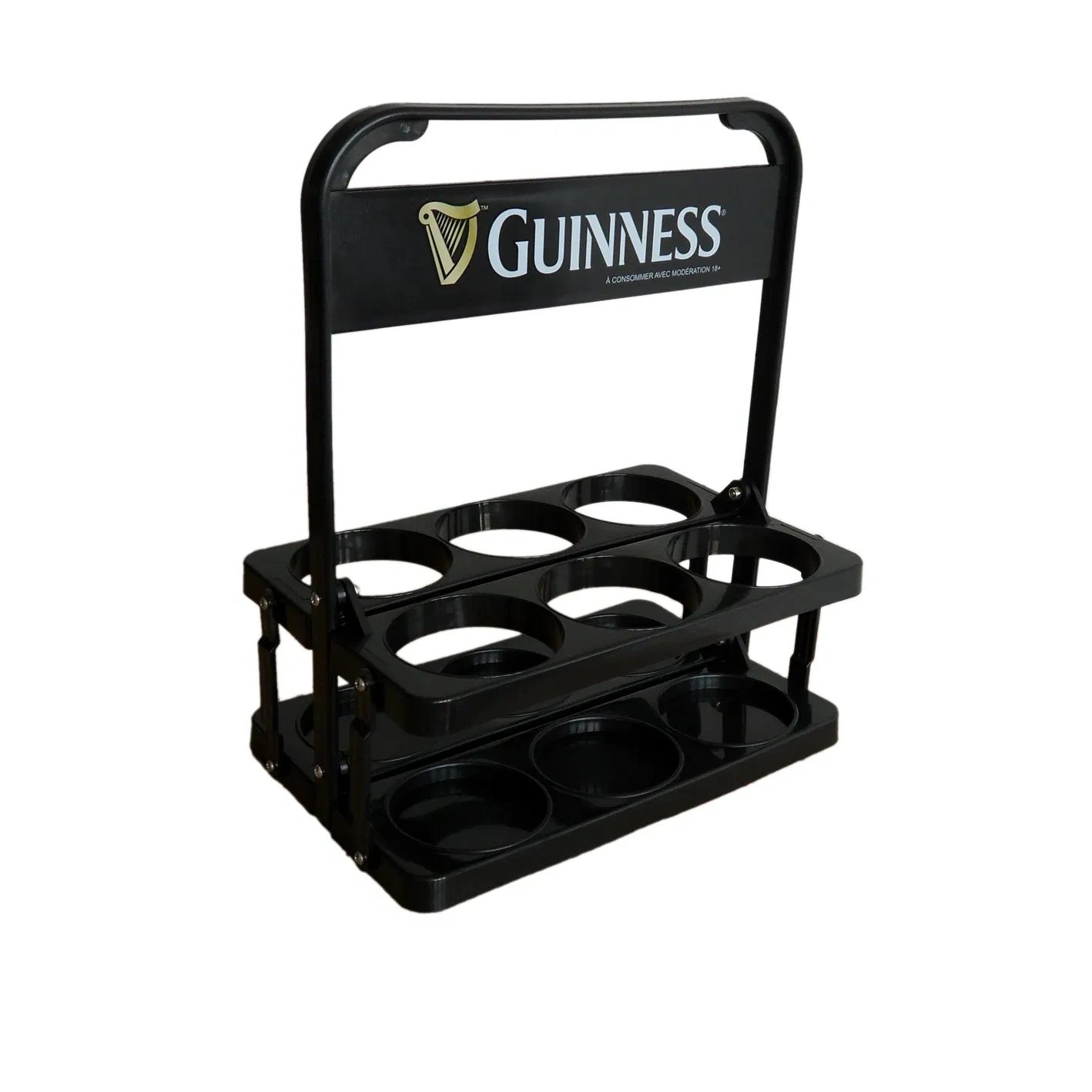 Promotional Red Plastic 6 Bottles Water Bottle Carrier