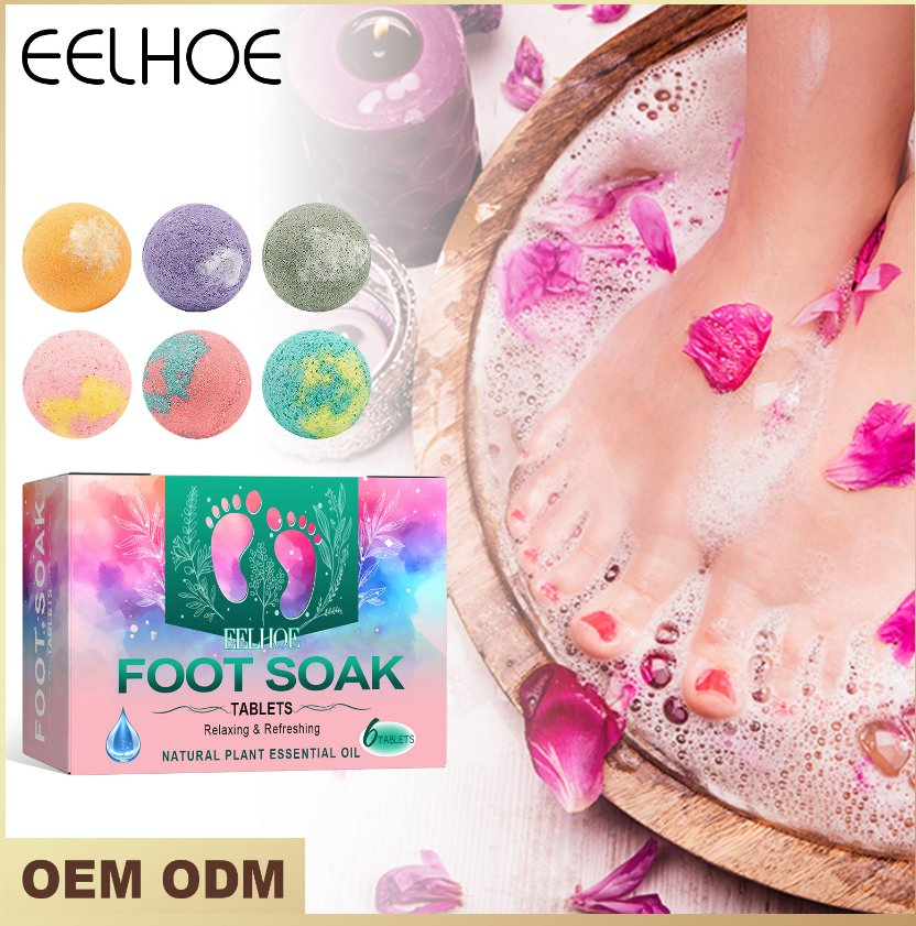 Online Wholesale in Stock Soak Foot Bath Tablets Natural Herb Foot Bath Health Care Skin Feet Effervescent Pills for Relaxing Detox Health Care Tablet