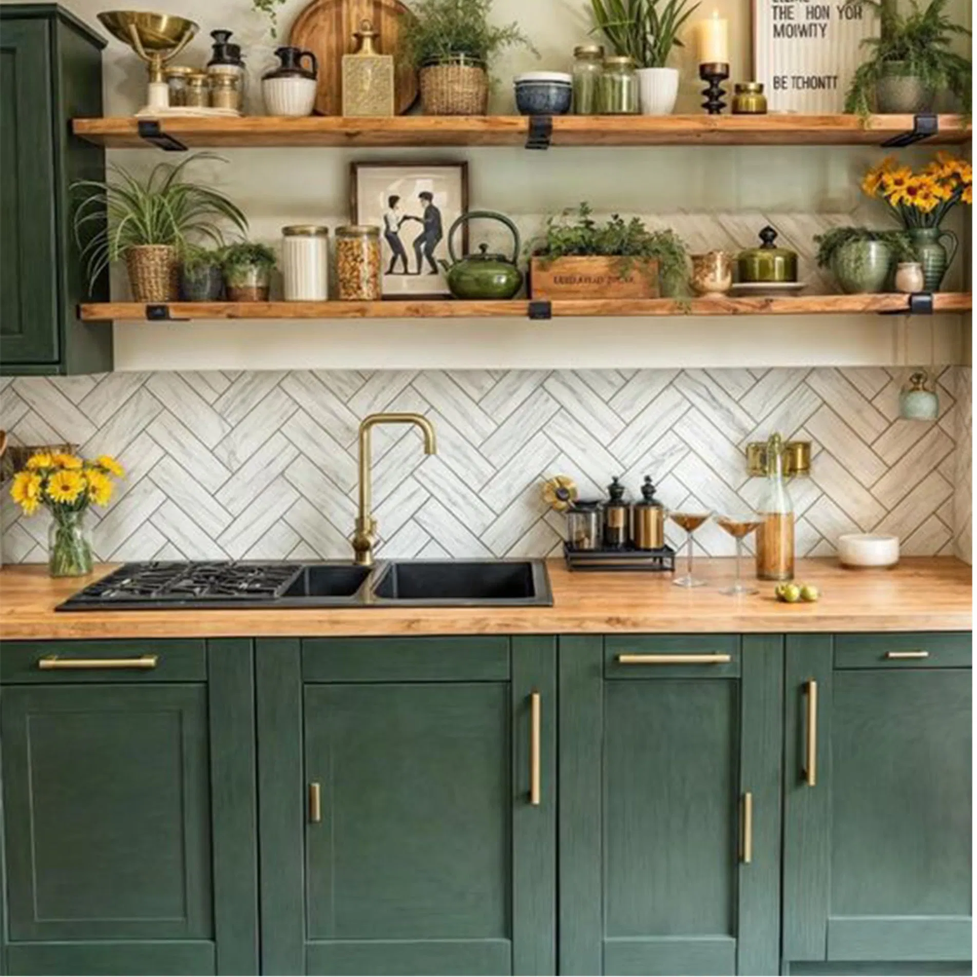 Vietnam Kitchen Cabinetry Factory Wholesale Cheap Price Solid Wood White Blue Shaker Painted Rta Kitchen Cabinet Modern Design