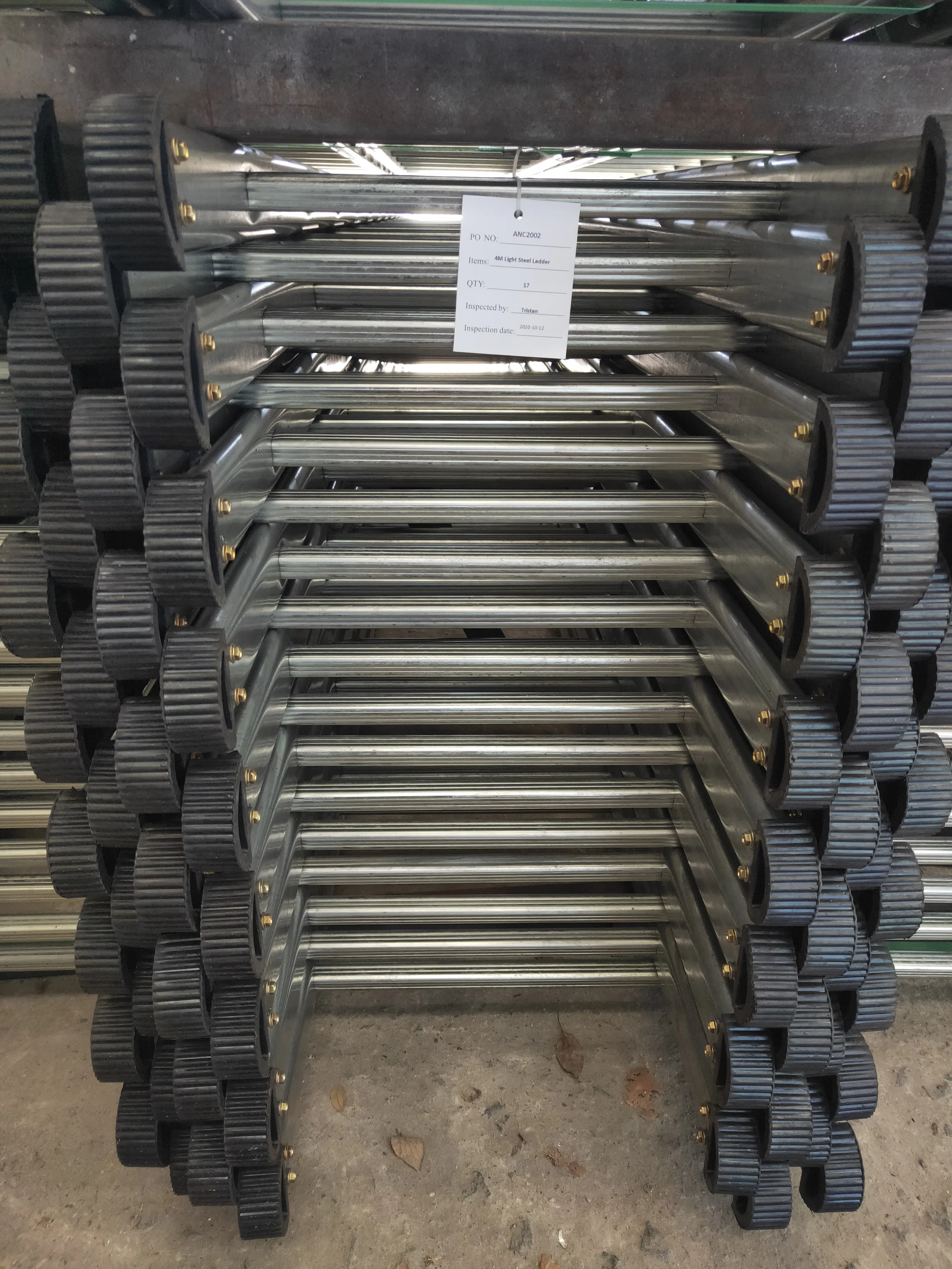 Reliable Light Steel Ladder for Construction and Maintenance Work