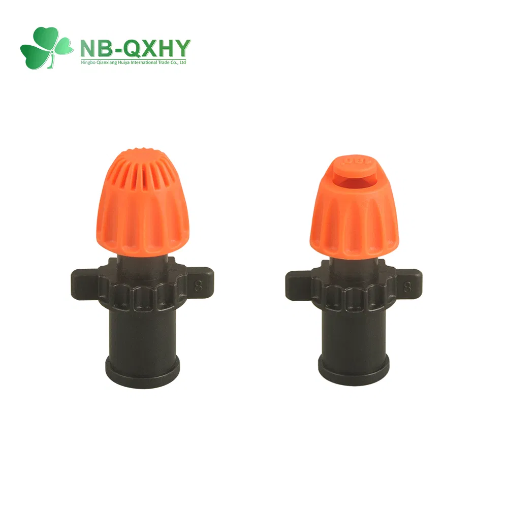 Agriculture Garden Greenhouse Drip Irrigation System Pressure Compensating 2 4 8 L Adjustable 180 360 Degree Plastic Tube Hose PE Pipe Arrow PC Emitters Dripper