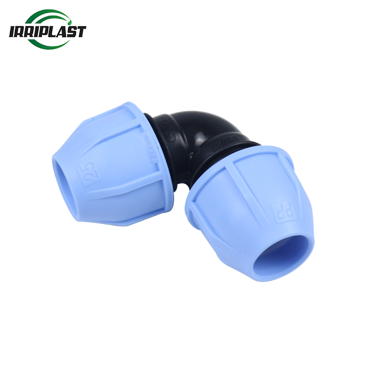 PP Compression Fittings Agricultural Irrigation Accessories Elbow for Water Supply