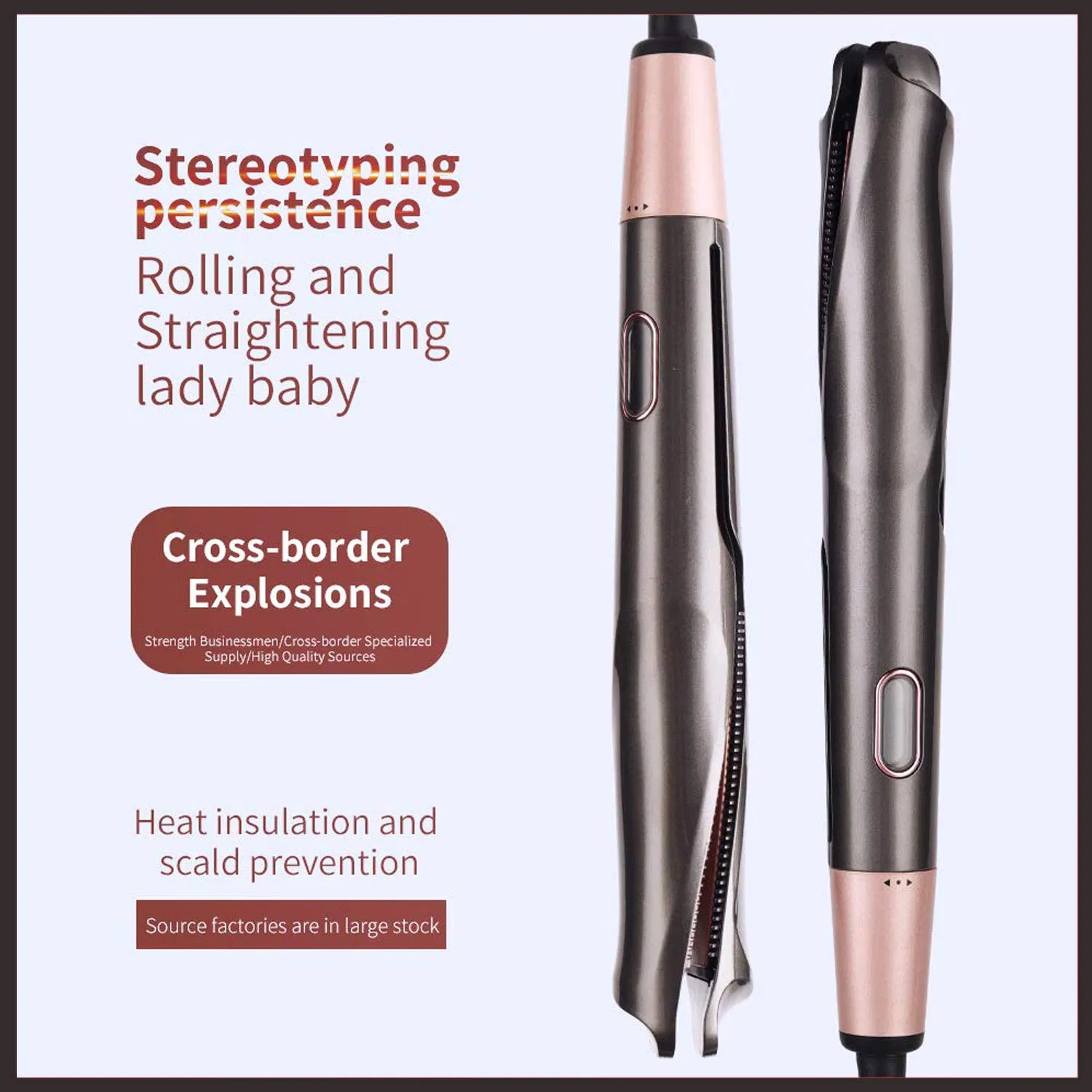 Hottest 2 in 1 Twist Curling and Straightener