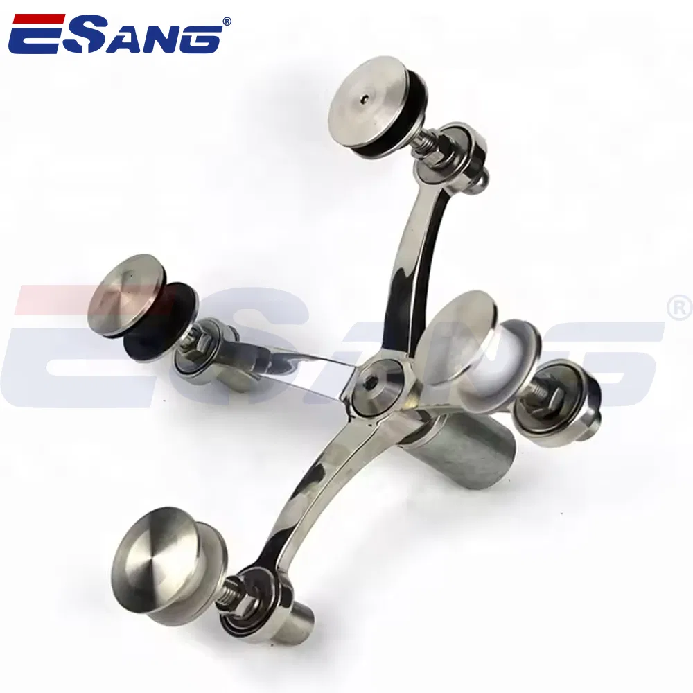 Esang Glass Connector Hardware Stainless Steel Wall Mount Glass Clamp Spider Fitting