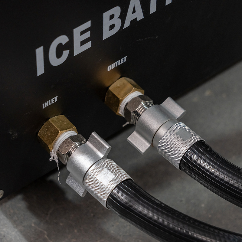 Портативная ледяная ванна с чиллером, деревянная