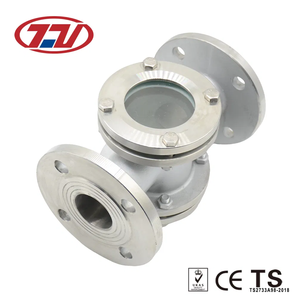 SS304/SS316L Industrial High Pressure Double Window Flange Sight Glass