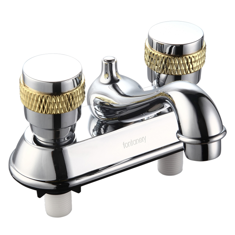 4" ABS Plastic Basin Faucet with Chrome Finish