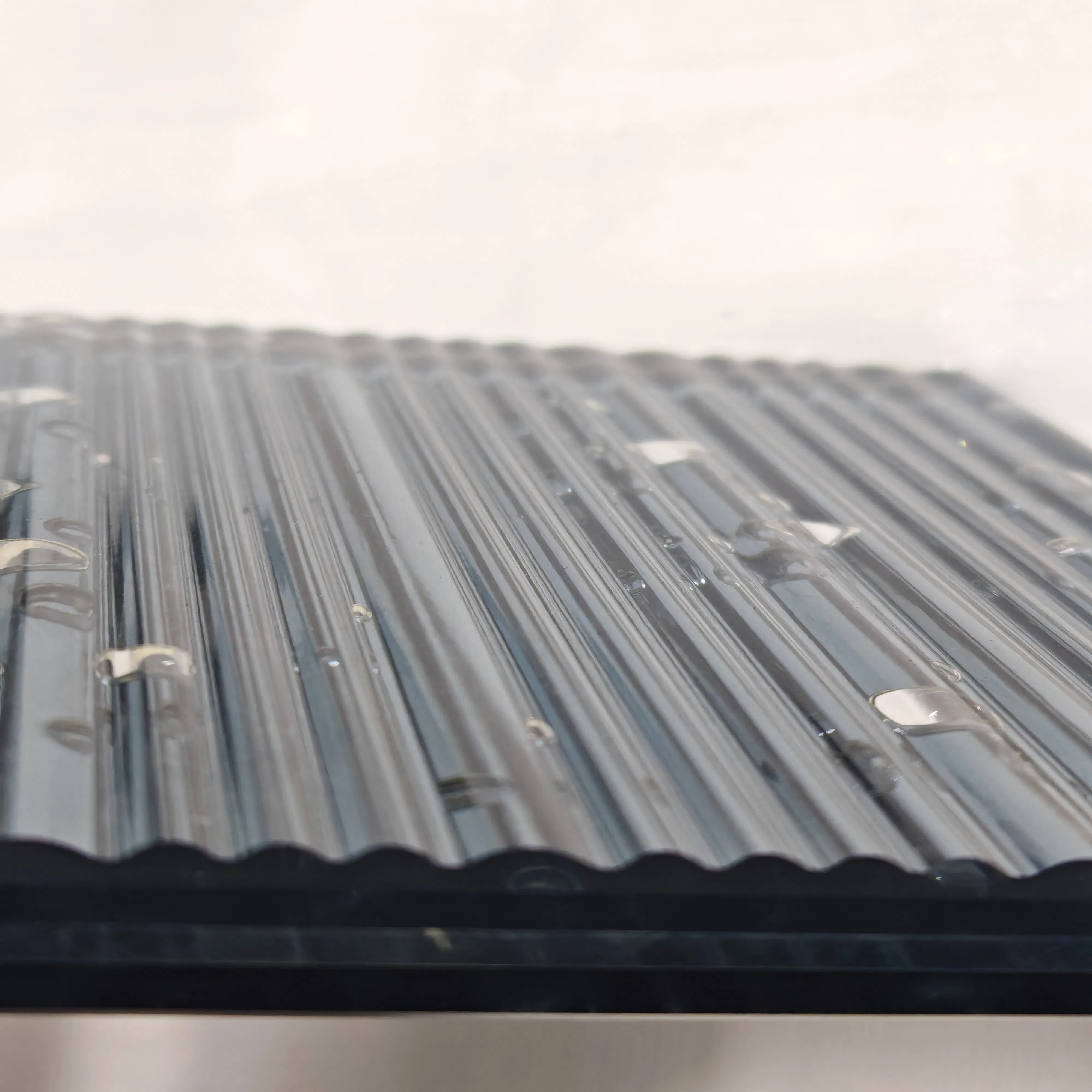 Elegant Laminated Glass Panels for Enhanced Safety with Fabric