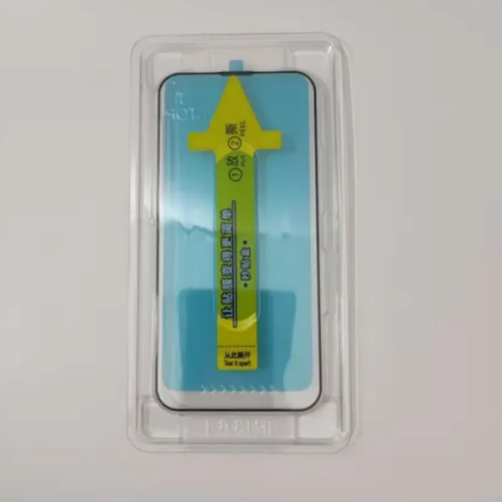 2025 Hot Selling Anti Scratch HD Clear Anti-Fingerprint Phone Tempered Glass Screen Protector with Dust-Free Chamber