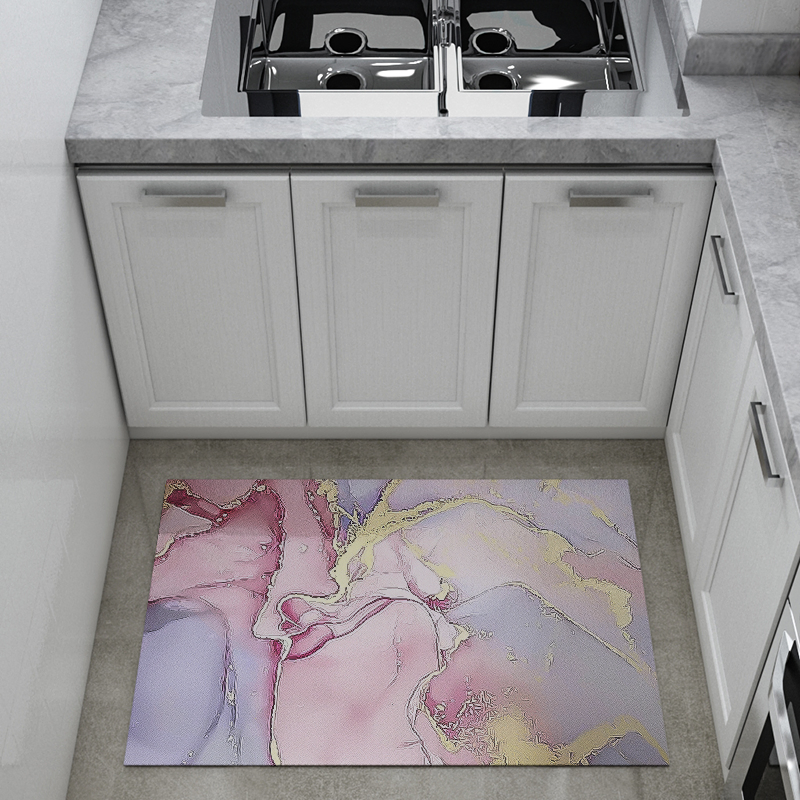7mm PVC Anti-Fatigue High Rebound Waterproof Rubber Kitchen Mat Rug