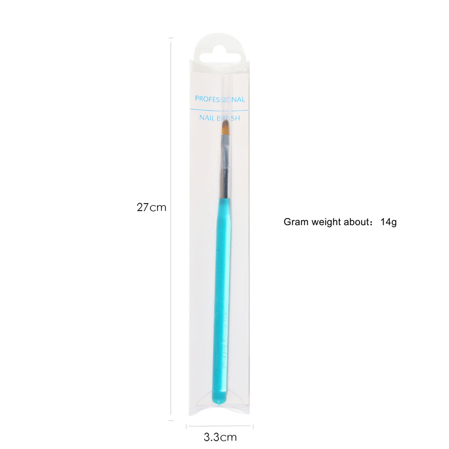 Wholesale New Nail Art Brush Ocean Blue Rod Pull Hook Crystal Pen Light Therapy Nail Pen