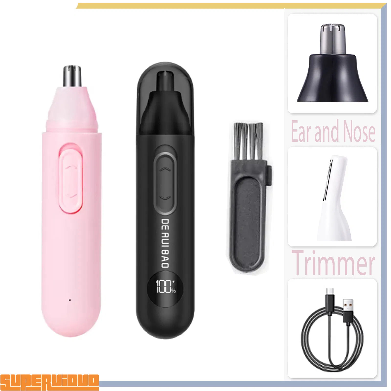 Customizable Color and Logo Printing Nose Hair Trimmer