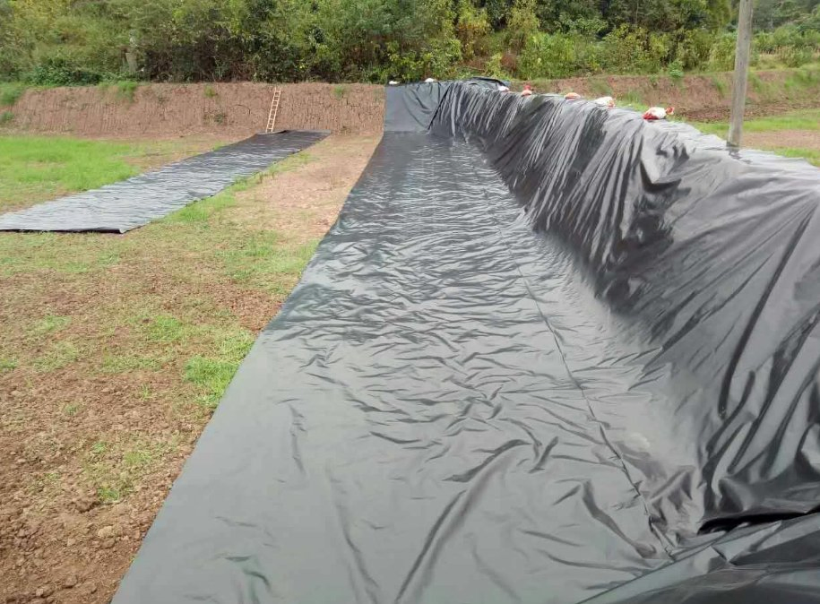 1.0mm 1.5mm 100% Virgin HDPE Plastic Geomembrane Pond Liner Sheet, for Fish Shrimp Pond