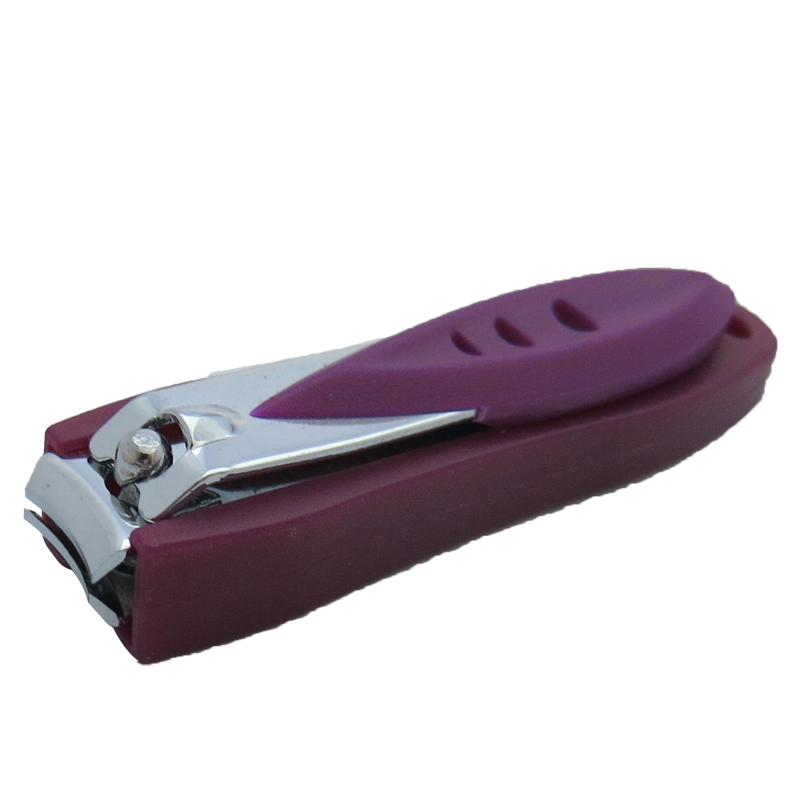 Beauty Accessories with Key Chain Small Cuticle Pliers Nail Clipper with Plastic Cover (608S-3)