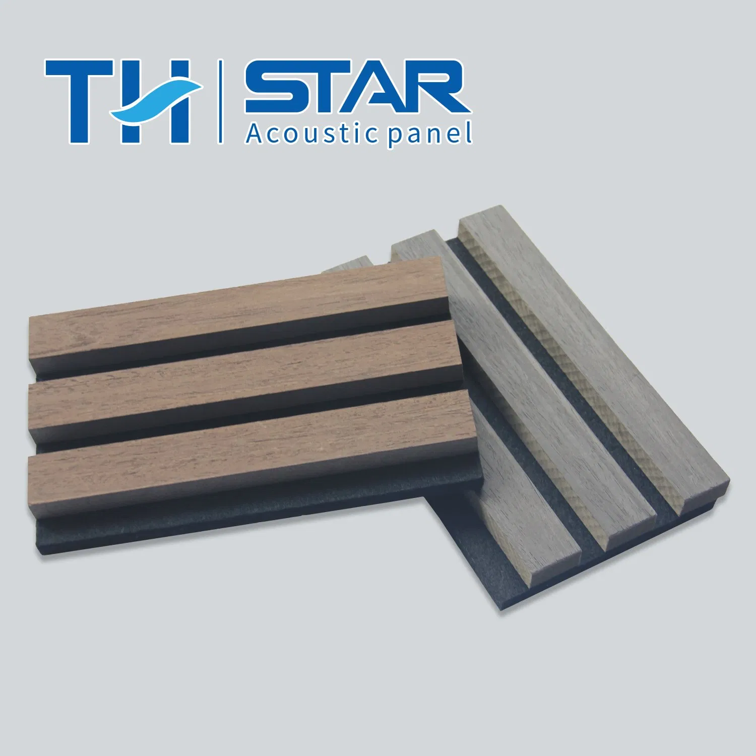 Villa MDF Wood Fiber Acoustic Tile Soundproof Board Slats Laminated Acoustic Panel