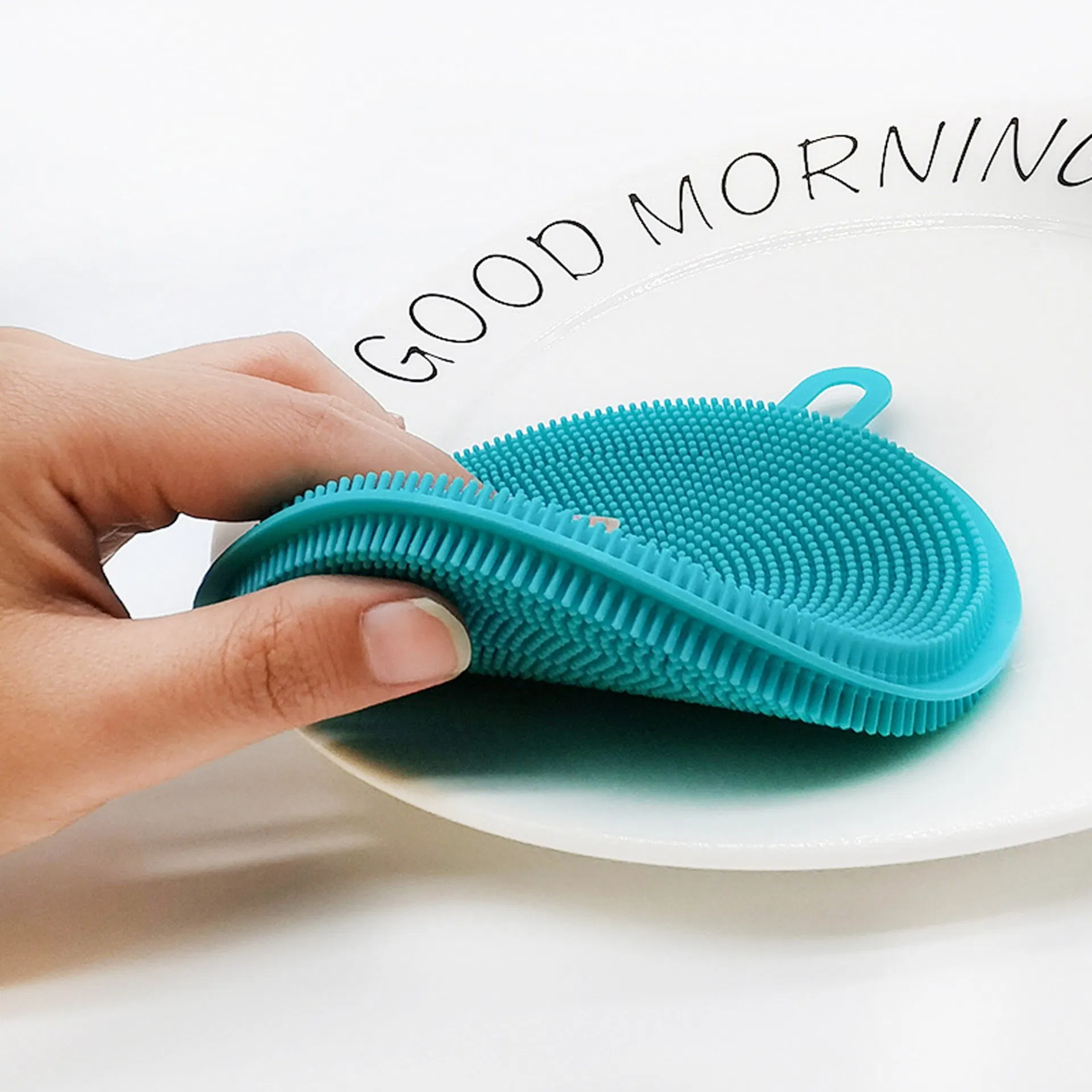 Набор силиконовых губок для мытья посуды, 7 шт.