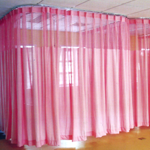 Medical Curtain Track System Cubicle Curtain Rods Hospital Style Curtain Rods Aluminum Hospital Curtain Track