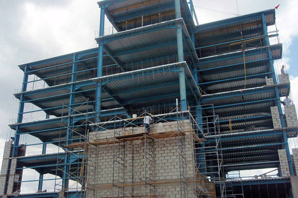 High Rise Prefab Steel Structure Commercial and Office Building