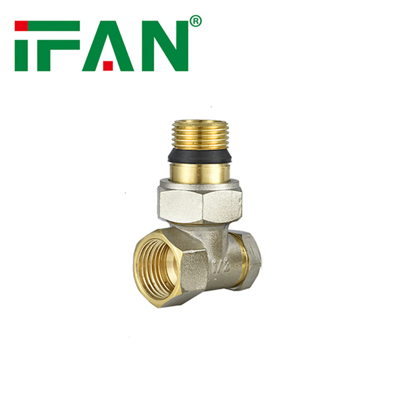 Ifan BS 7291 Brass Thermostatic Radiator Valve 16-20mm Back Water Brass Radiator Valve