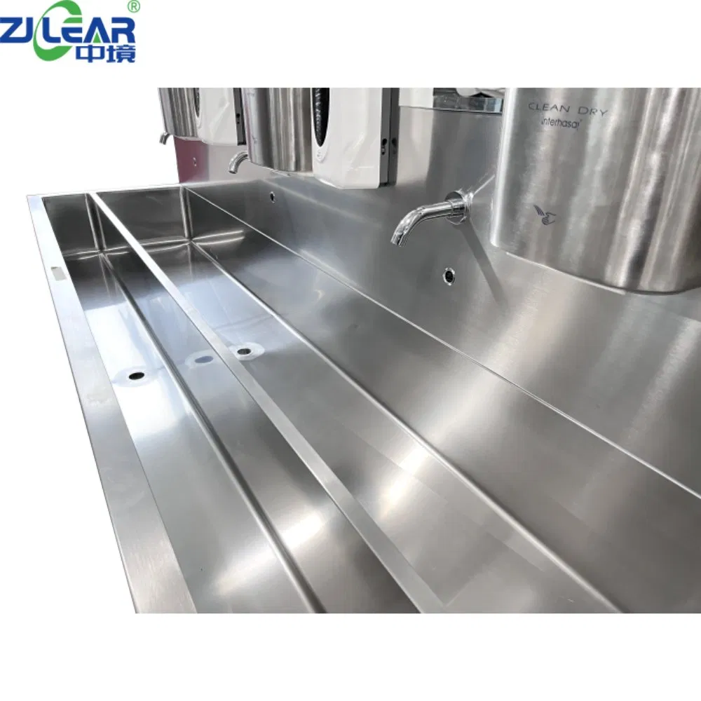 Specialized Ot Furniture Washbasin for Hospital and Lab Cleanroom System