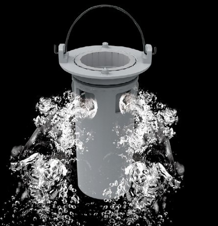 Дренаж для пола 10 см с фланцевой решеткой