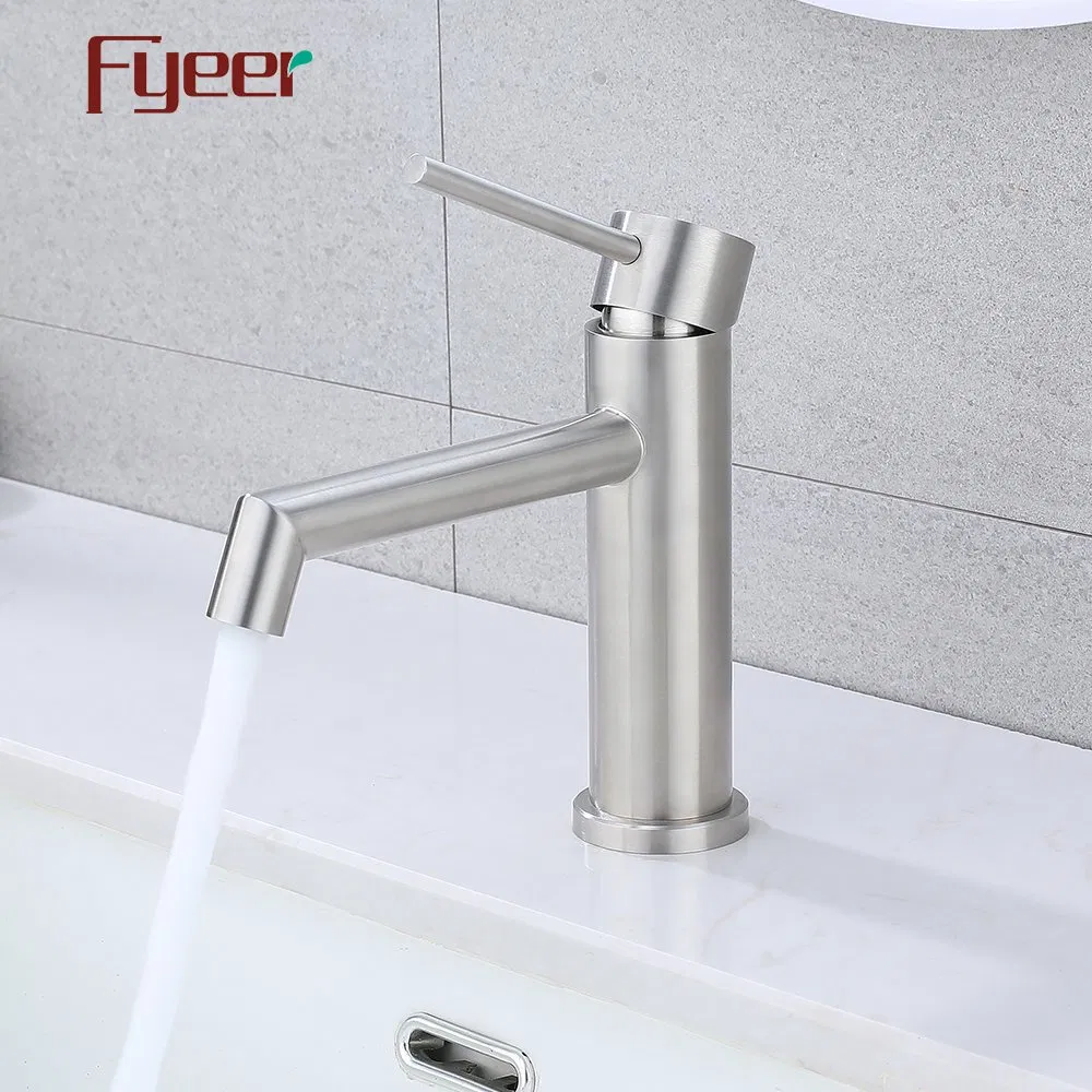 Смеситель для раковины Fyeer SUS 304, черный