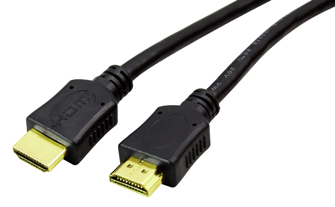 HDMI Plug to HDMI Plug, Round 4K HDMI Cable, 2.0V