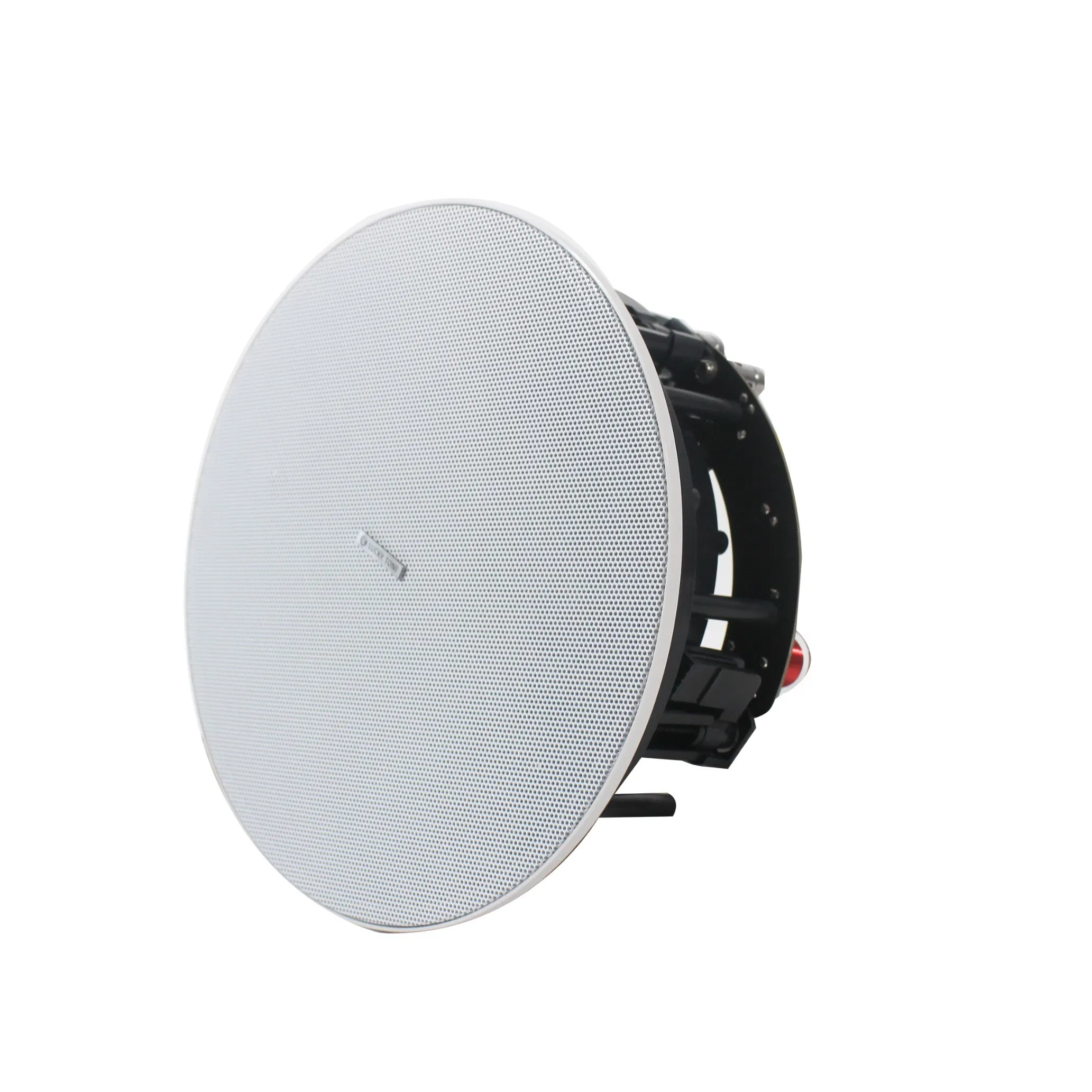 6 Inch 100W 8 Ohms High-Performance Tilted Rimless Ceiling Speaker with Angle Changeable Titanium Tweeter
