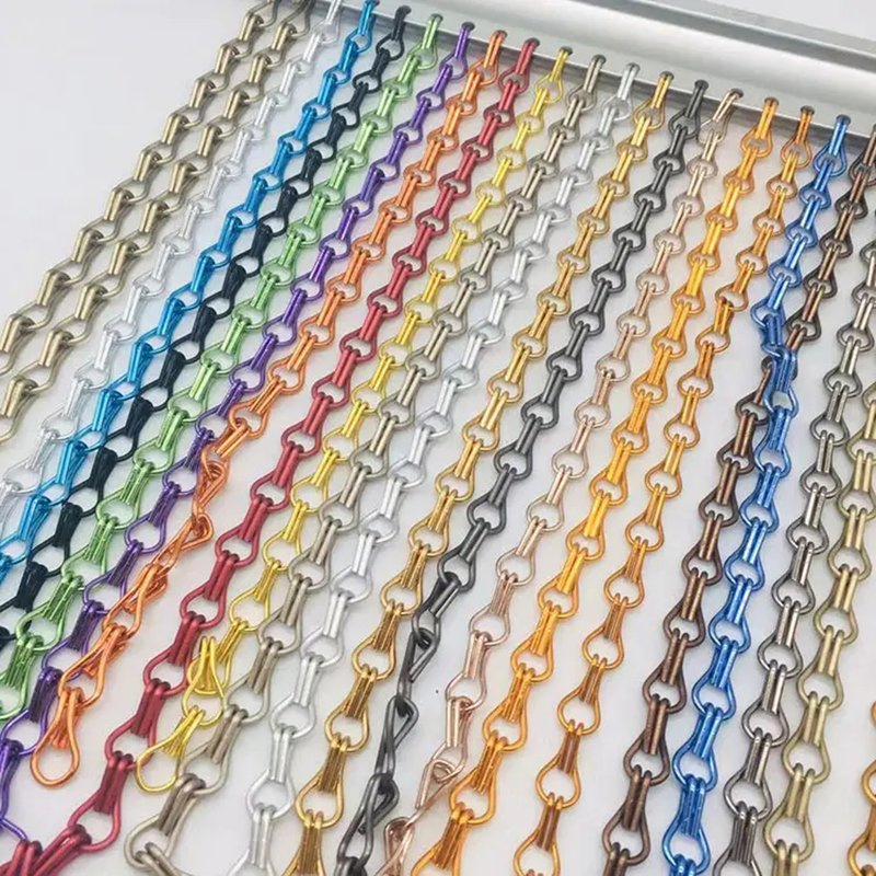 China Good Quality Metal Drapery Chain Fly Screen - Aluminum Chain Door Fly Screen and Curtain
