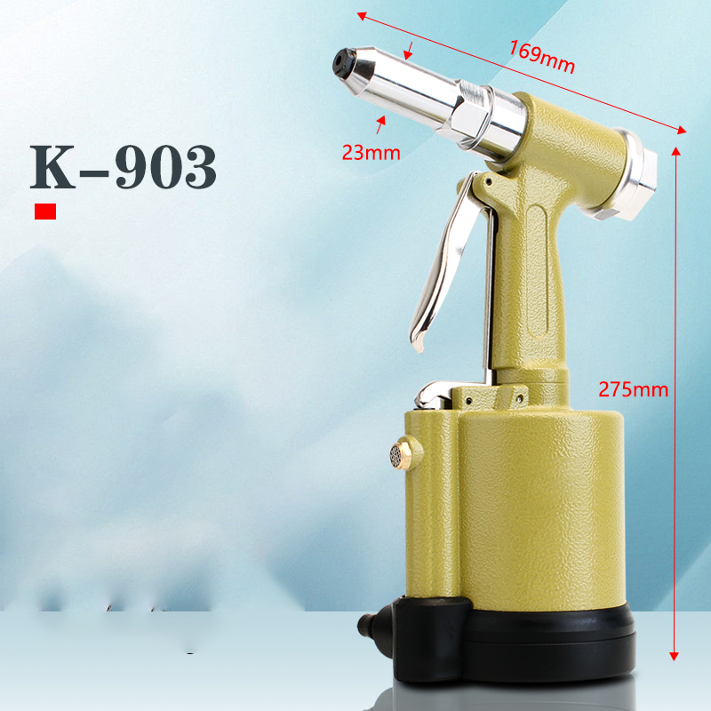 Industrial Standard K-903 Stainless Steel Core Riveting Gun Self-Priming Riveting Gun Riveting Tool Pneumatic Riveting Gun