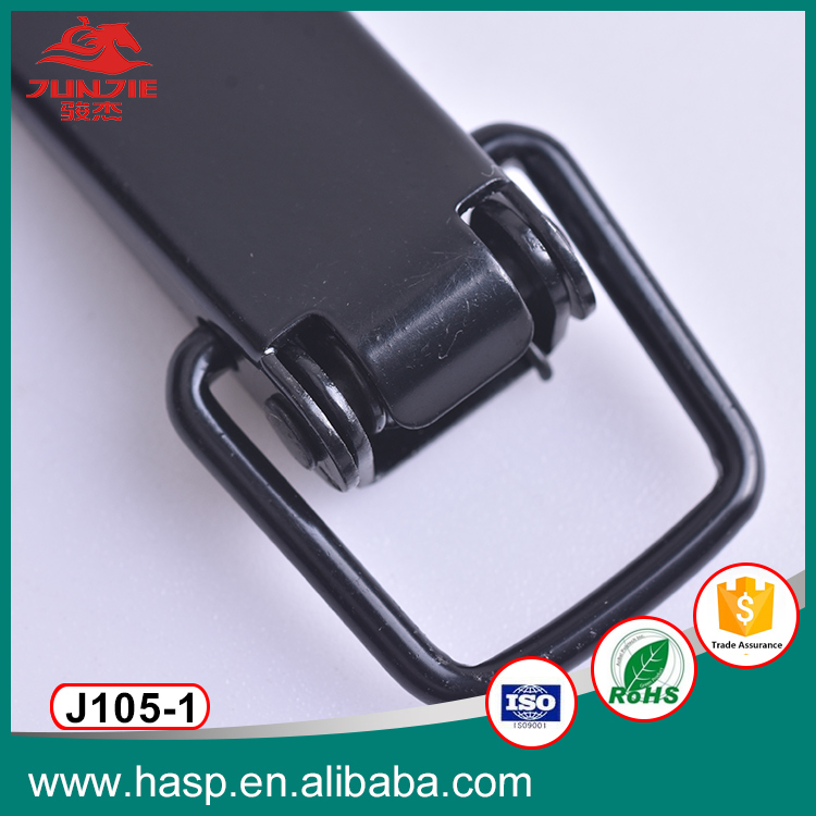 Mild Steel Black Color Coated Toggle Latch Industrial Equipment Toolbox Hasp Toggle Latch J105-1
