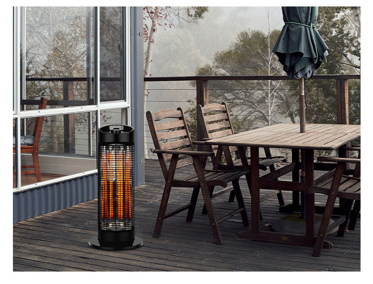 Electric Home Infrared Space Heater Waterproof Free Standing Portable Heater for Indoor Outdoor Use