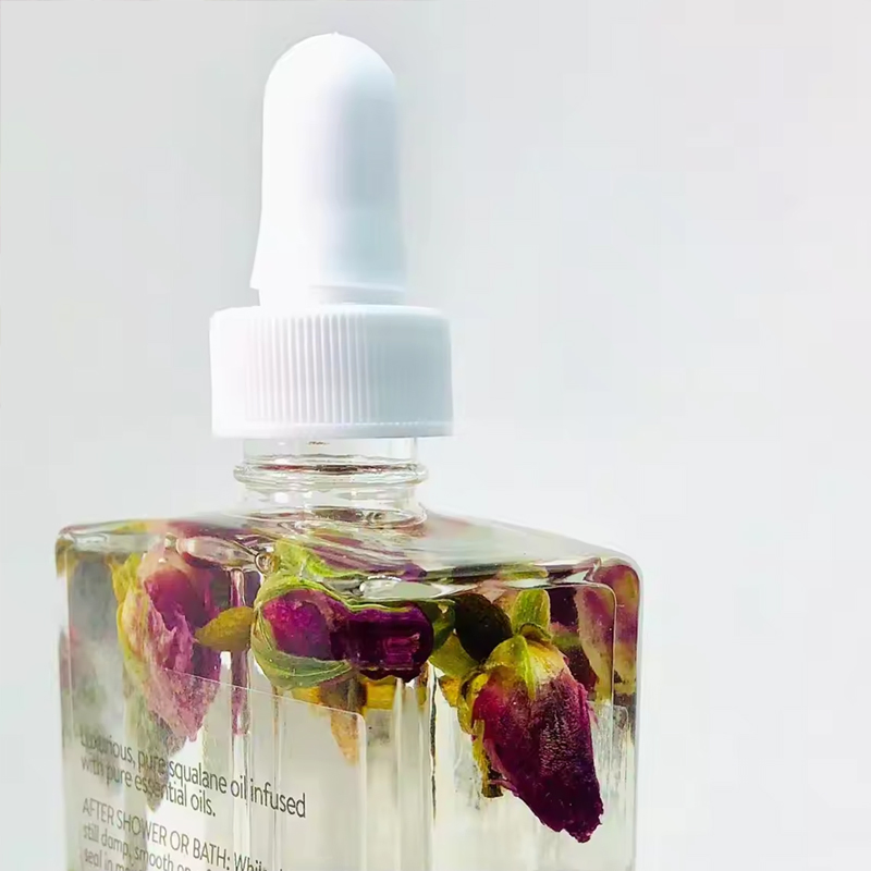 Ditong Natural Organic Pure Face Body Hair Facial Skin Care Repair Skincare Massage Rose Glow Petal Oil