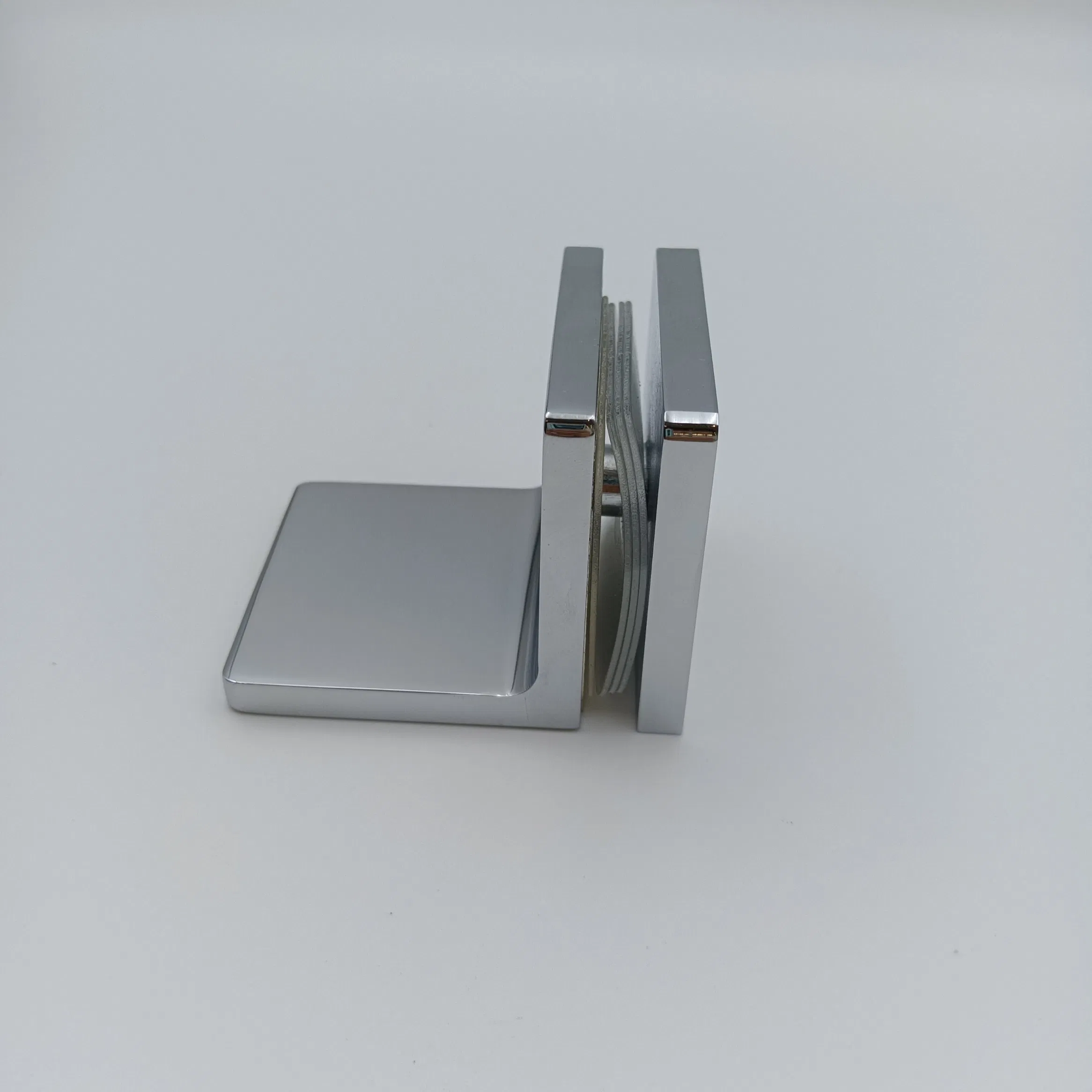 Stainless Steel Glass Clamps for Showers 90 Degree Brass Shower Glass Clamp