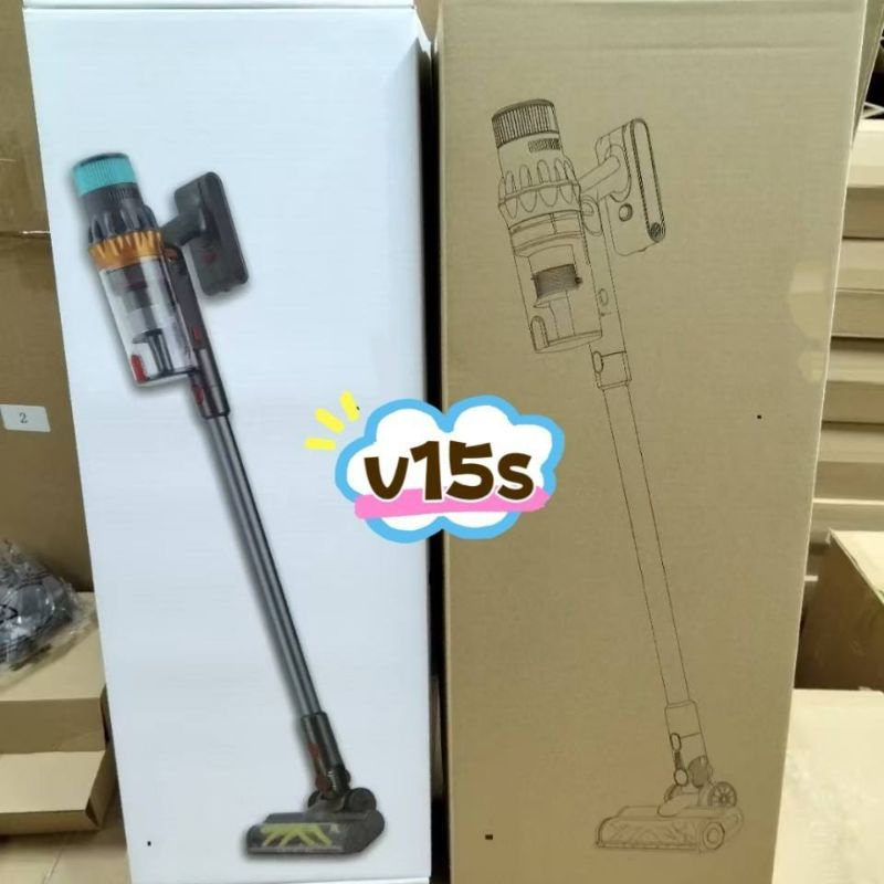 Cross-Border 15s Bagless Household Vacuum Cleaner, 1300W AC Battery-Powered, Dry and Wet Dual-Purpose, Strong Suction Power, Wholesale for Vacuuming and Cleanin