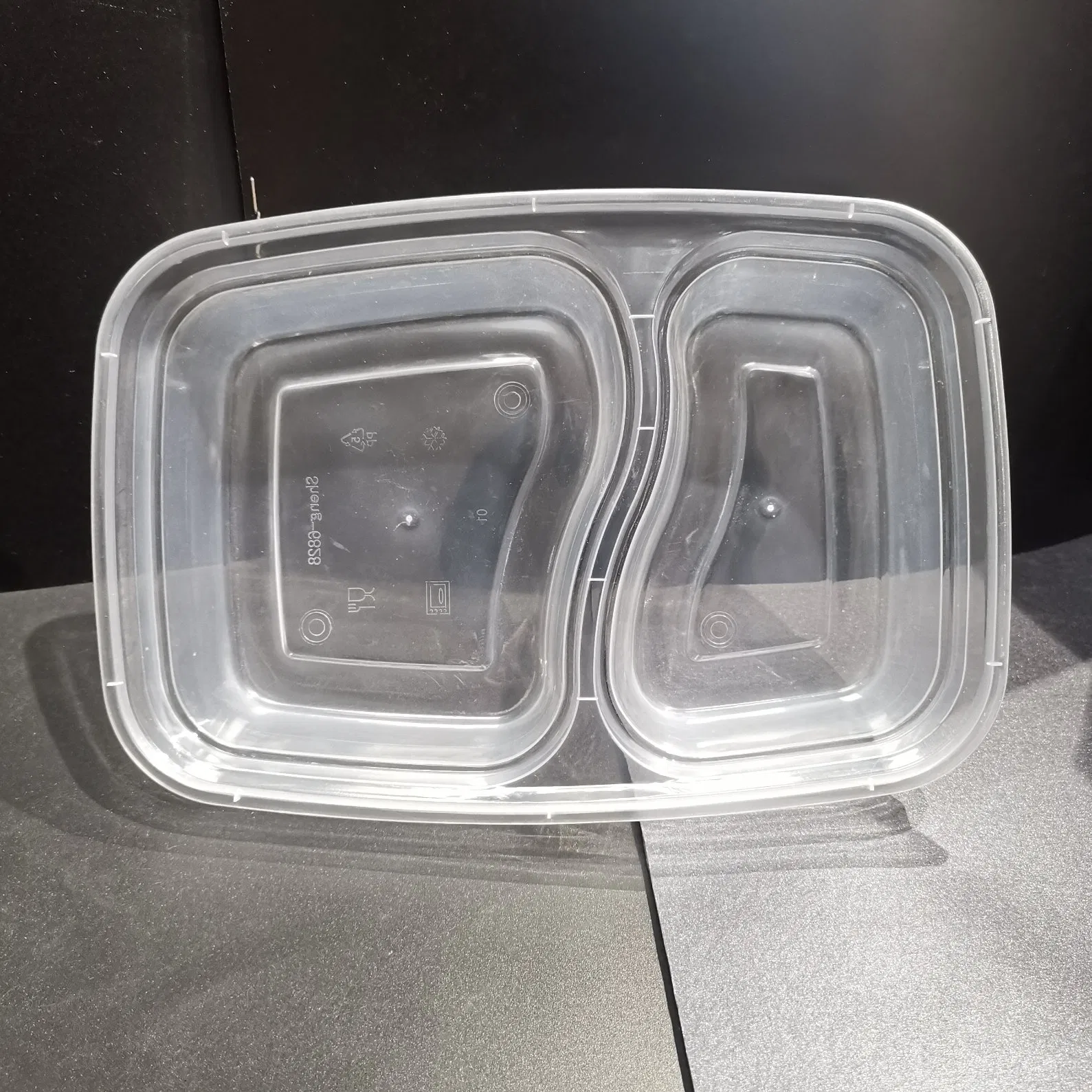 Wholesale Disposable High Quality Black Plastic Food Tray Microwave PP Container
