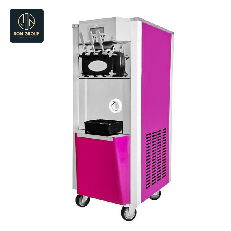 Commercial Grade Ice Cream Machine with Easy Cleanup Features