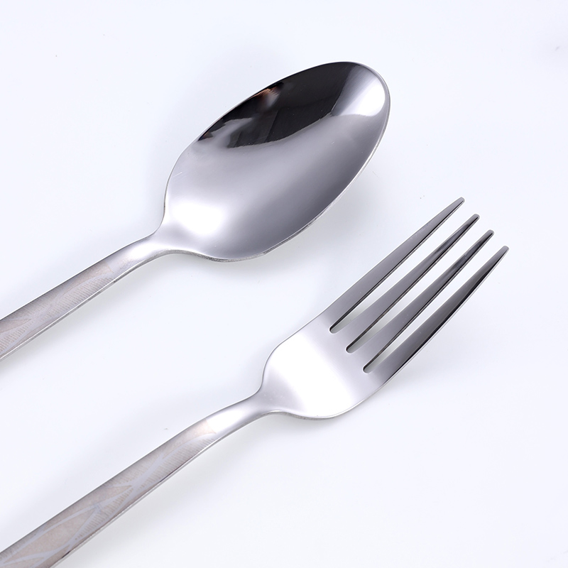 Factory Direct Custom Stainless Steel Fork and Spoon