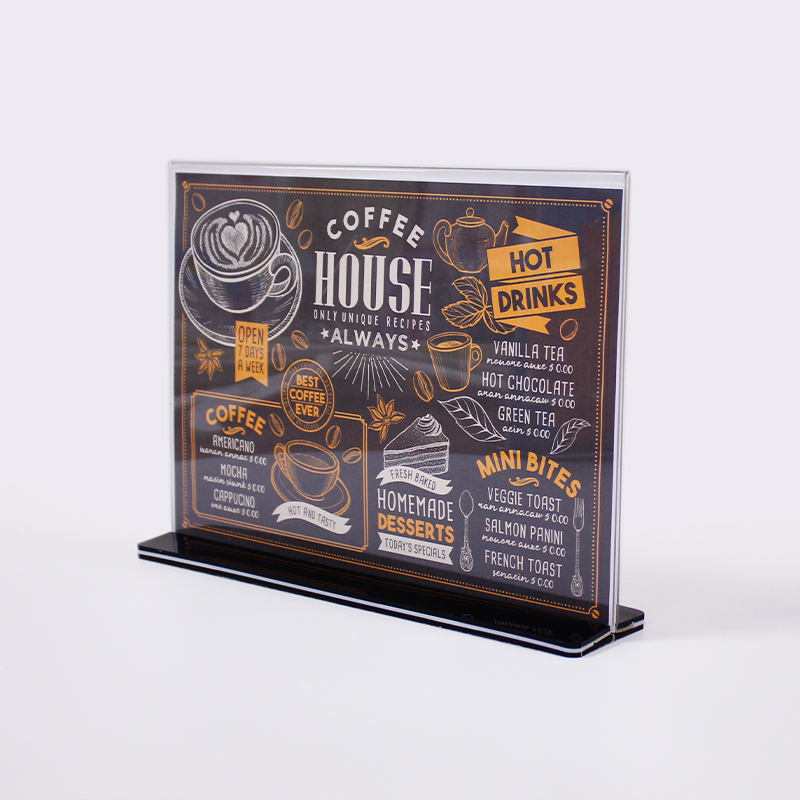 Price Label Card Display Holder with Insert Base