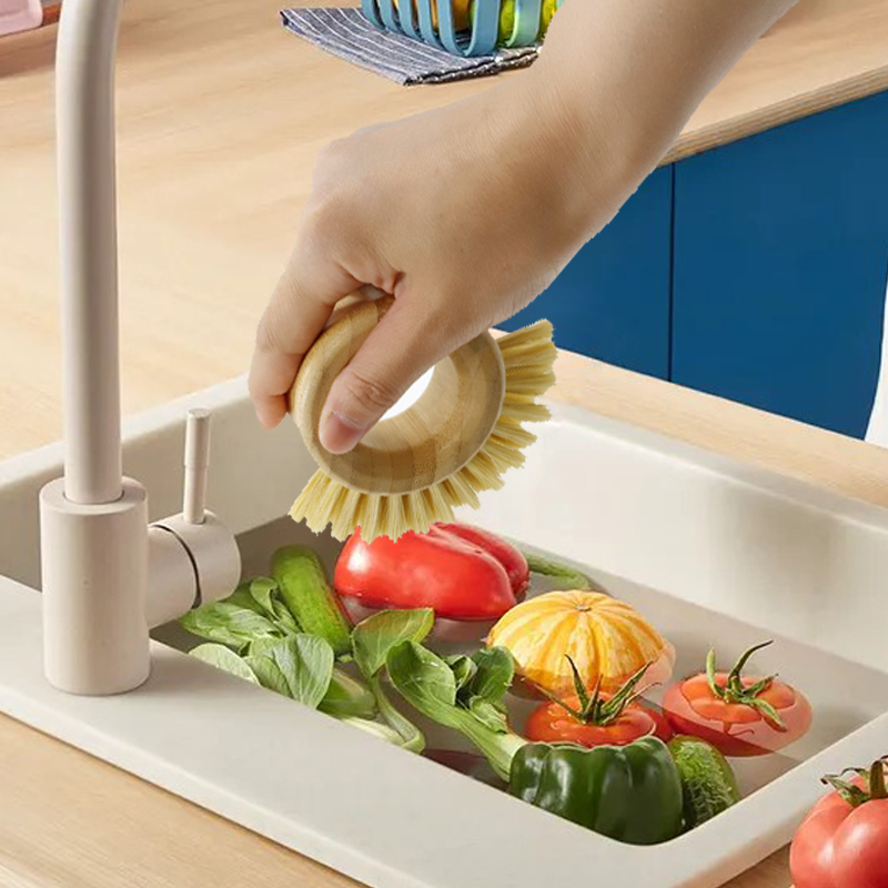 Eco Friendly Bamboo Washing Wood Dish Brush