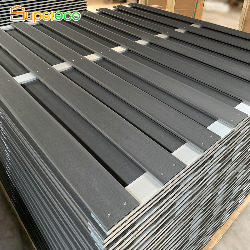 WPC Fence Wood Plastic Composite Garden Fence Easy Install