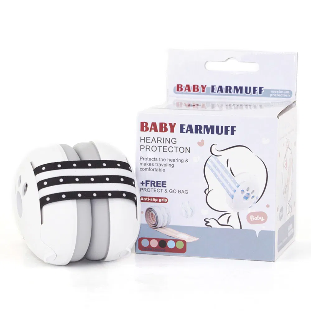 Noise Reduction Earmuff for Baby Adjustable Headband Baby Ears Protector for Safe Hearing