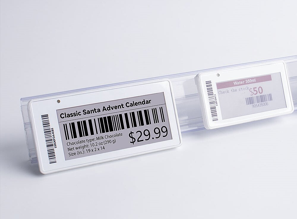 Customized Digital Price Tag 2.9inch E-Paper E-Ink Display Module Electronic Shelf Label 296*128 Redblack White Spi Screen EPS32 OEM ODM Loss Protection