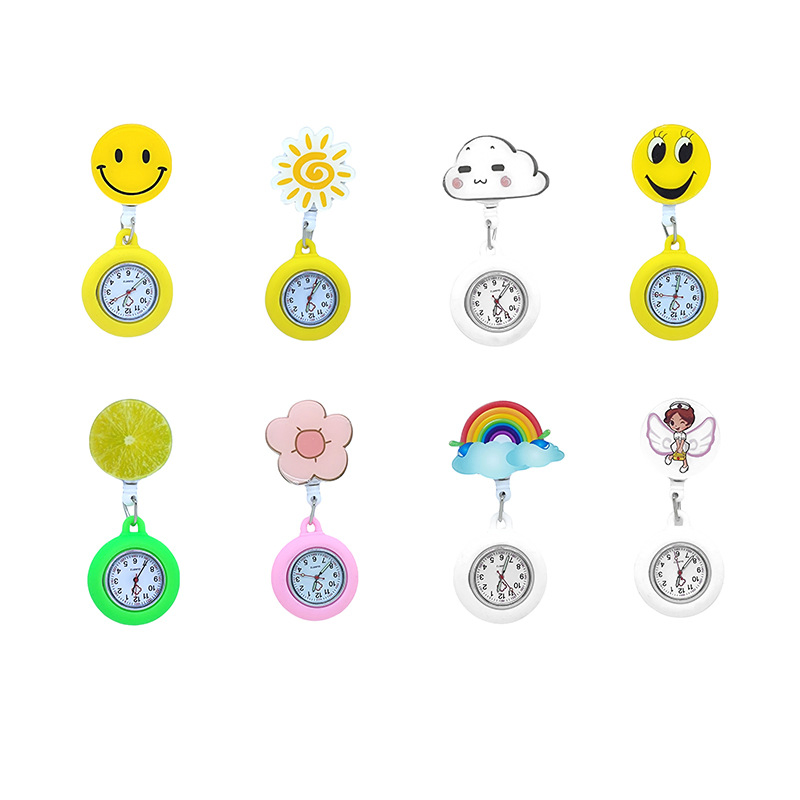 Wholesale Silicone Luminous Student Pendant Watch Chest Watch