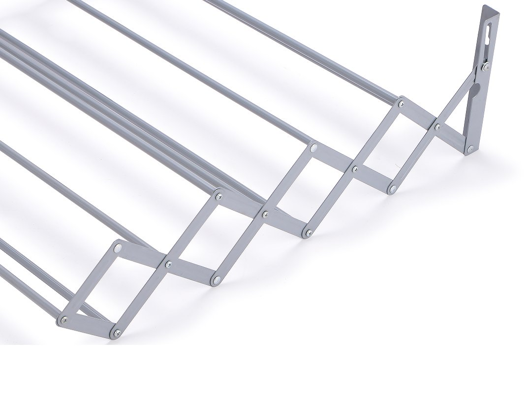Clothes Drying Rack; Wall-Mounted, Folding, Nine Poles; L60cm