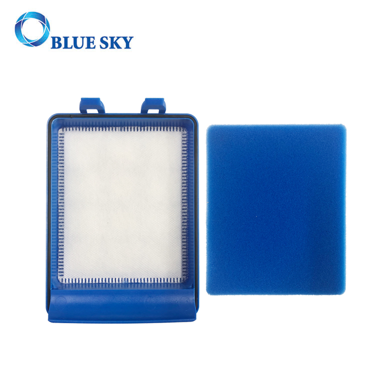Blue Square Foam Motor Protection Filter for Philips FC9911 Vacuum Cleaner