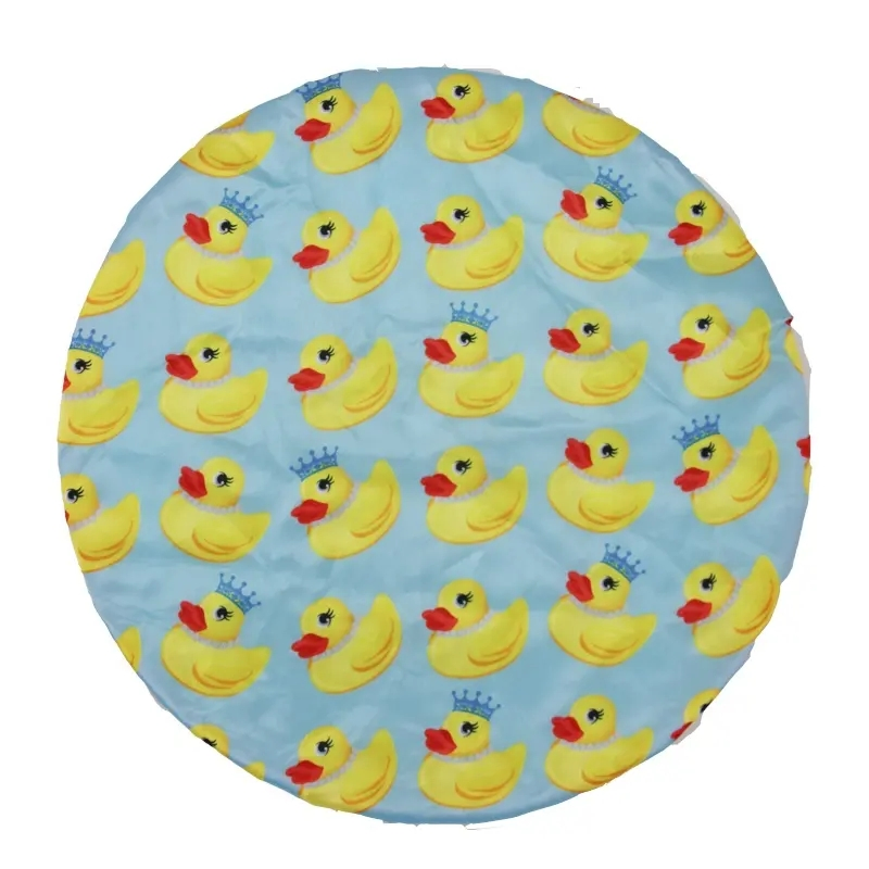 High Duck Shower Caps Satin Reusable Custom Waterproof Shower Cap