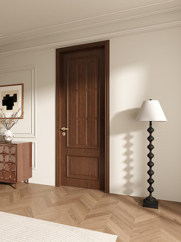 Panel Shaker Style Room Slab Door White Primed MDF Wooden Bedroom Door Interior Hollow Core Modern Door for Houses